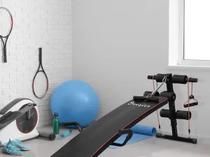 Bancă Gym Reglabilă, Multifuncțională pentru Abdomen și Antrenamente Acasă 56,5×136 cm