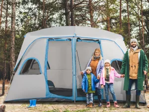 Cort camping 4-8 persoane, 400x 240x210cm