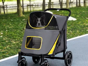Carucior Animale – Roti Universale & Amortizor pentru Confort