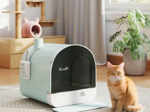 Litiere inchisa pentru Pisici – Cu Tava Detasabila & Filtru