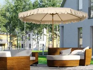 Umbrela pentru gradina cu inclinare si manivela , kaki