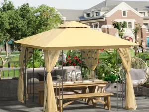 Pavilion de Gradina de Lux, Cort pentru Gradina, 3x3 m