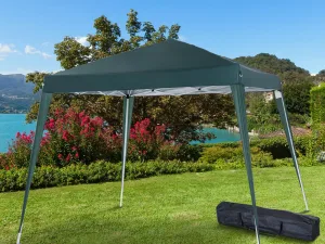 Foișor Pliabil de Grădină 3x3 m, Pavilion pentru Terasă, Camping sau Evenimente, Verde