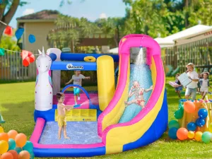 Castel Gonflabil Unicorn – Parc de Joaca Gigant pentru  Copii